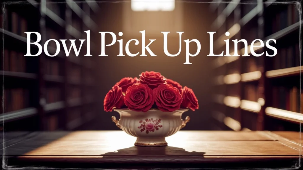Bowl Pick Up Lines