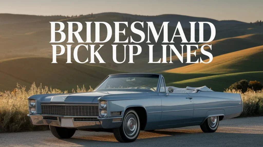 Bridesmaid Pick Up Lines