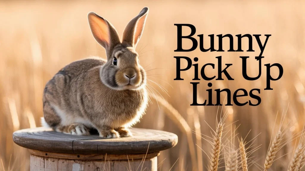 Bunny Pick Up Lines