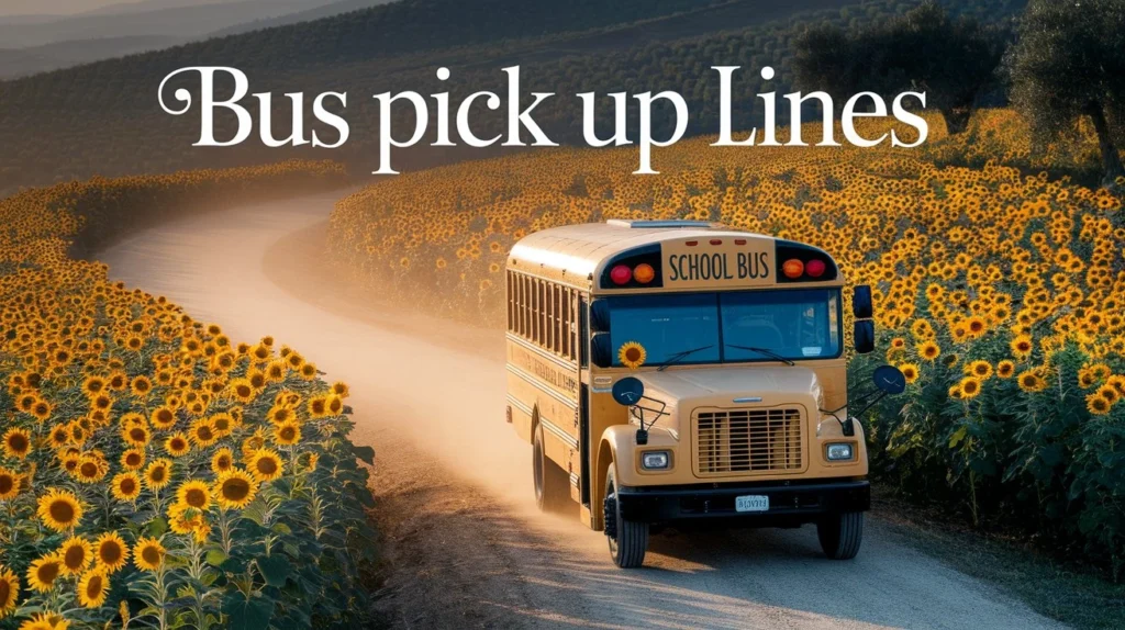 Bus Pick Up Lines