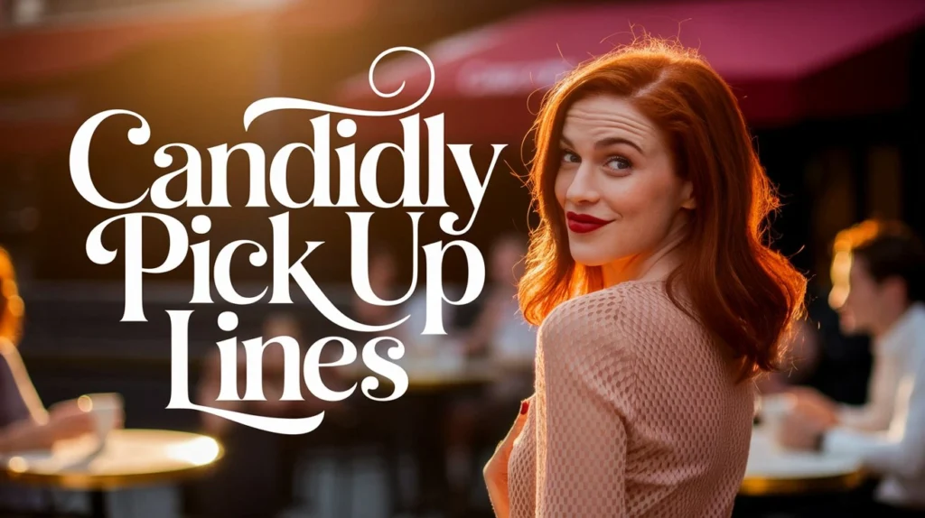 Candidly Pick Up Lines