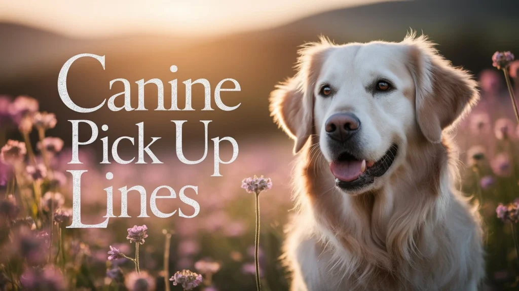 Canine pick up lines
