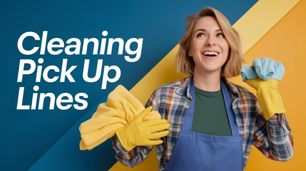 Cleaning Pick Up Lines