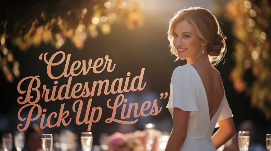 Clever Bridesmaid Pick Up Lines