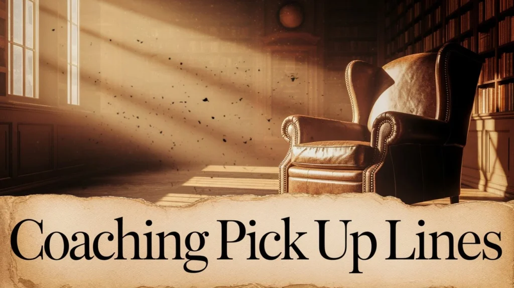 Coaching pick up lines