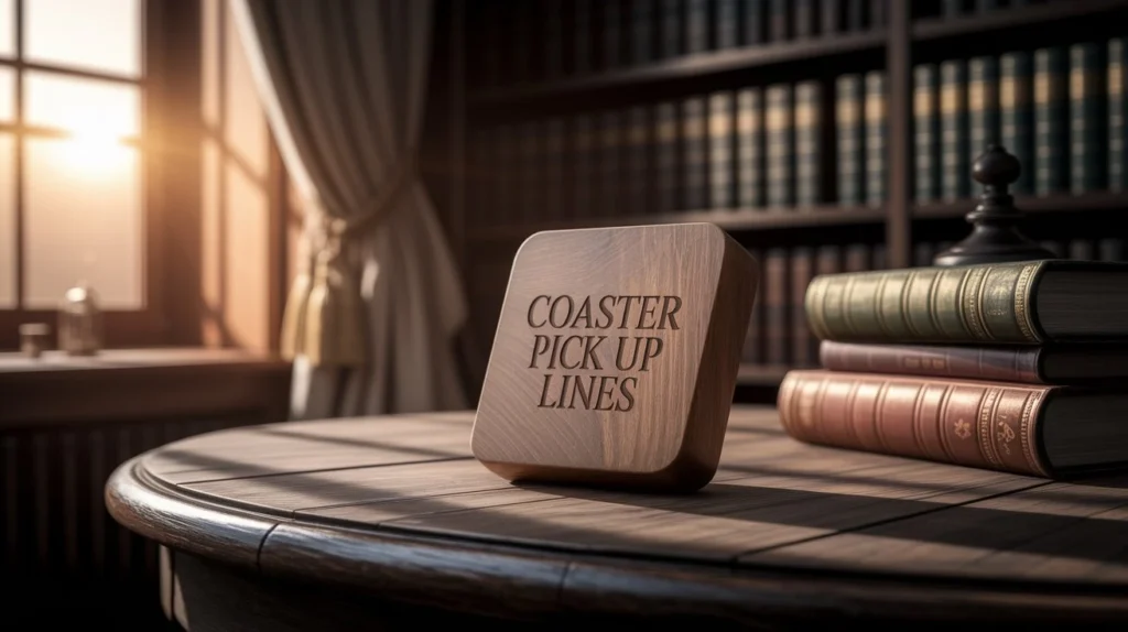 Coaster pick up lines