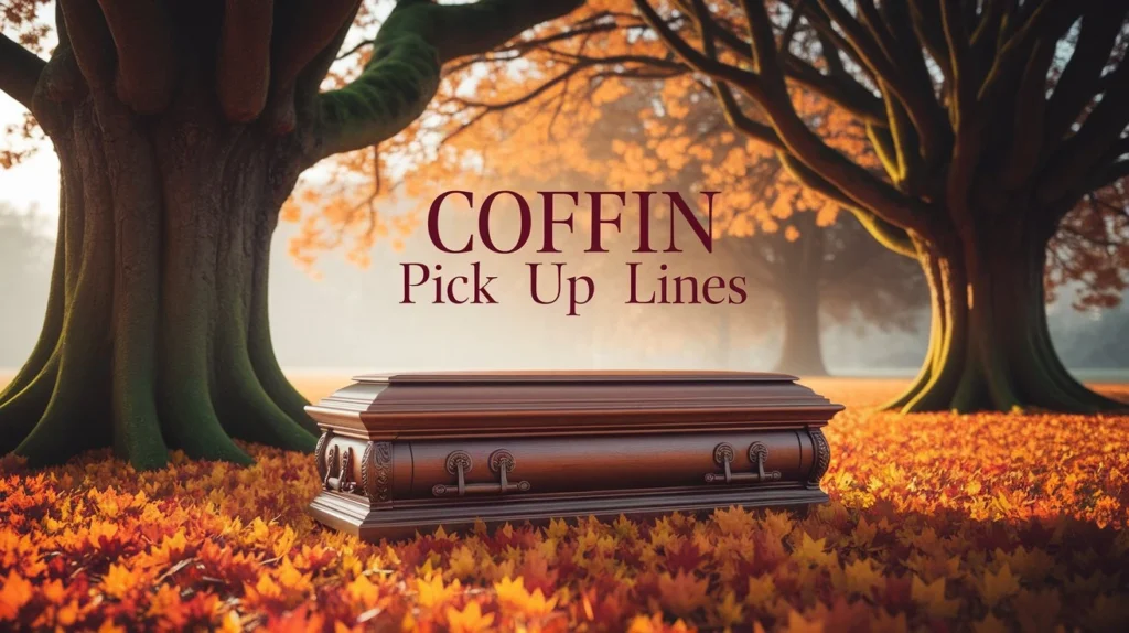 Coffin pick up lines