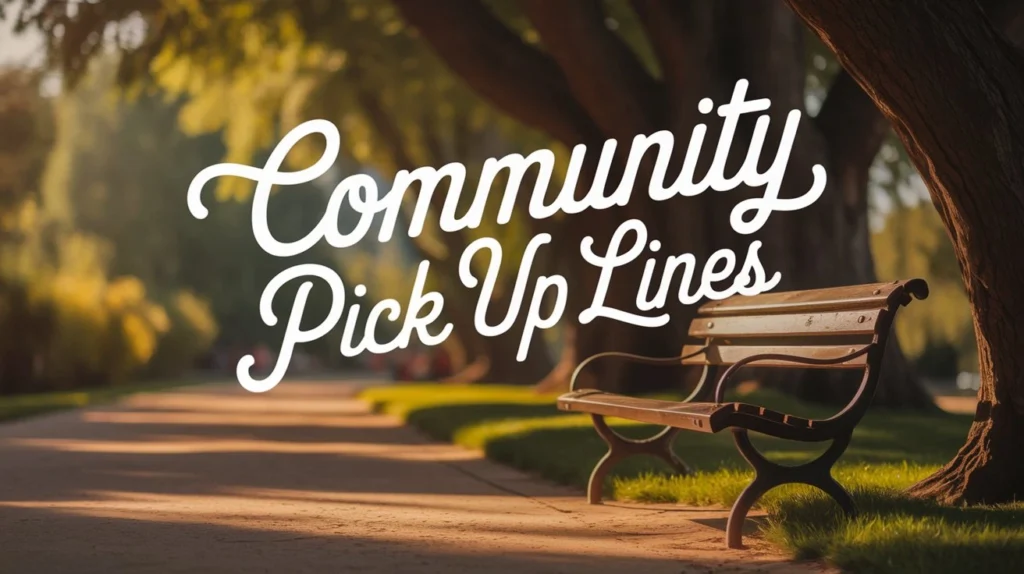 Community pick up lines