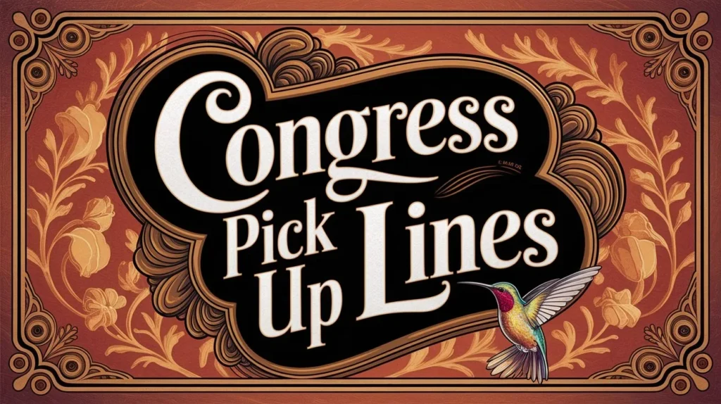 Congress Pick Up Lines
