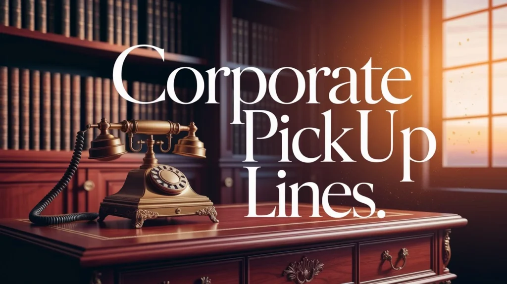 Corporate Pick Up Lines