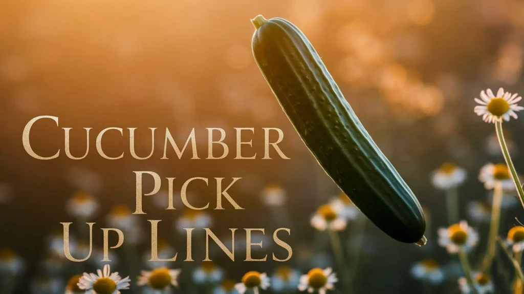 Cucumber Pick Up Lines
