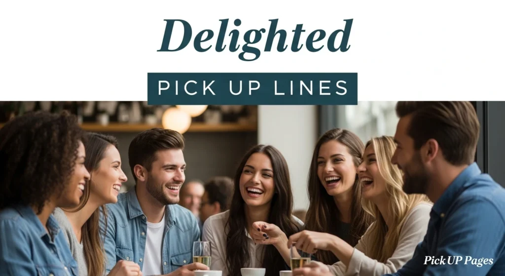 Delighted Pick Up Lines