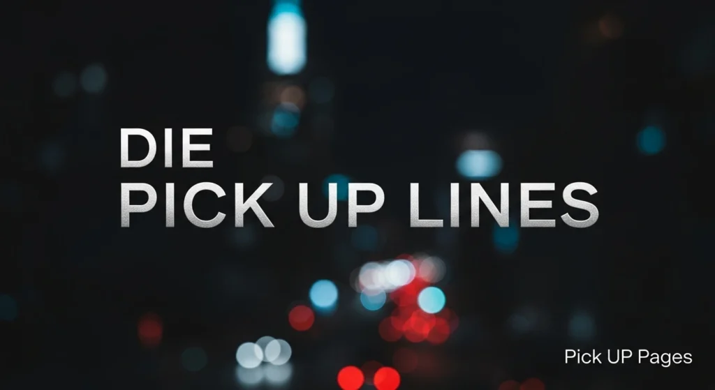 Die Pick Up Lines