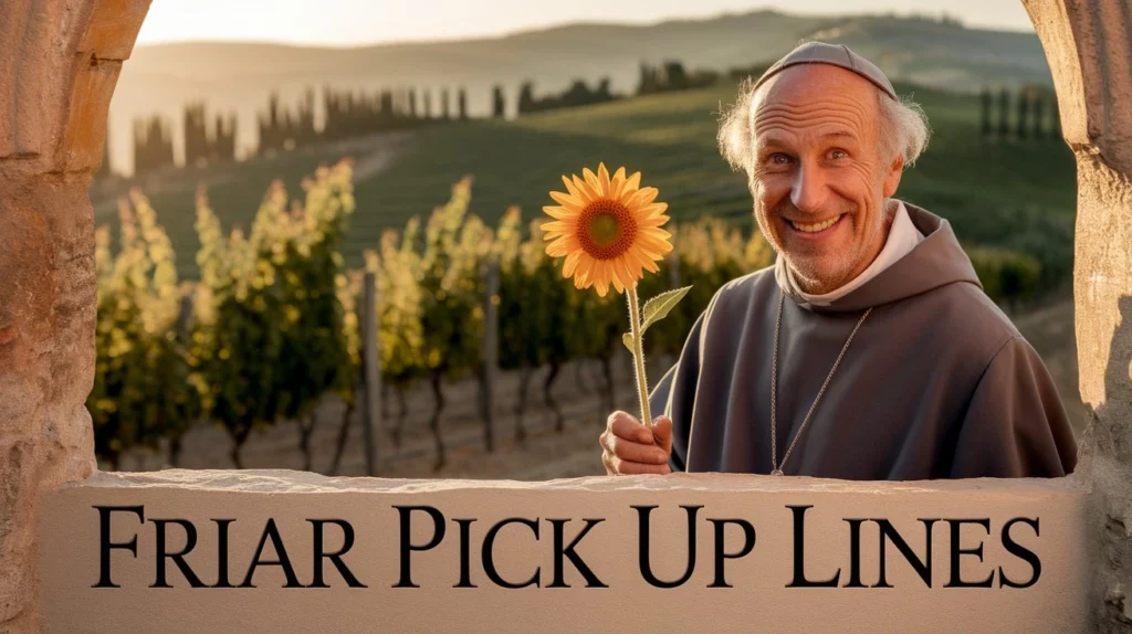 Friar pick up lines