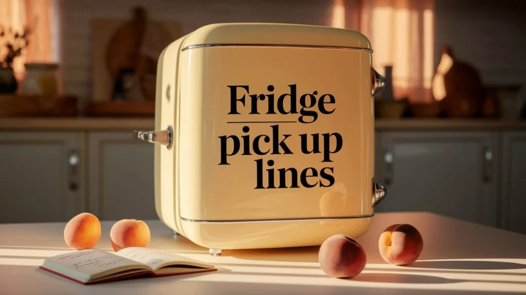 Fridge pick up lines