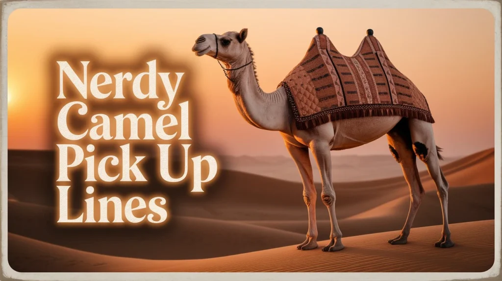 Nerdy Camel Pick Up Lines