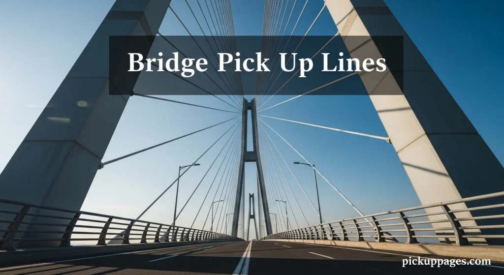 Bridge Pick Up Lines