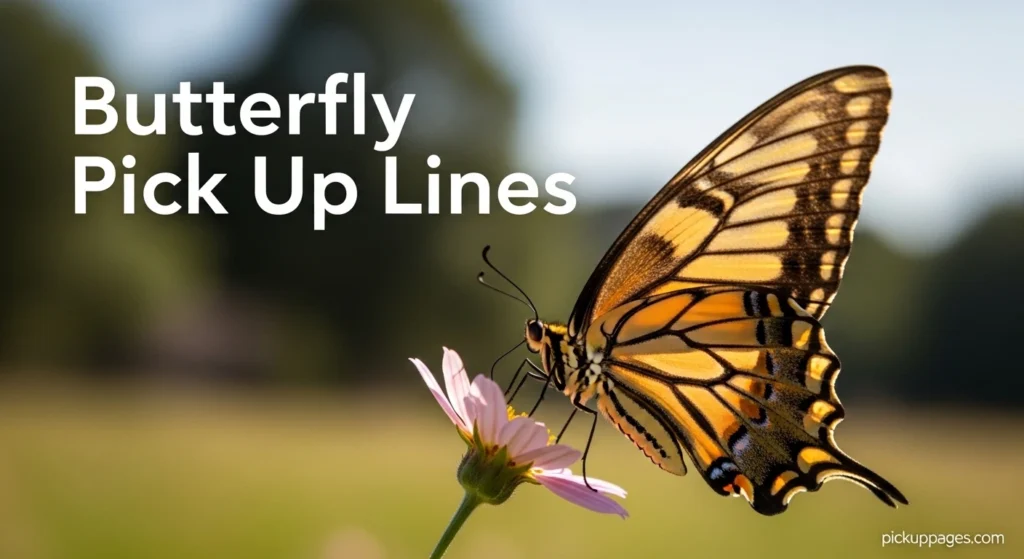 Butterfly Pick Up Lines