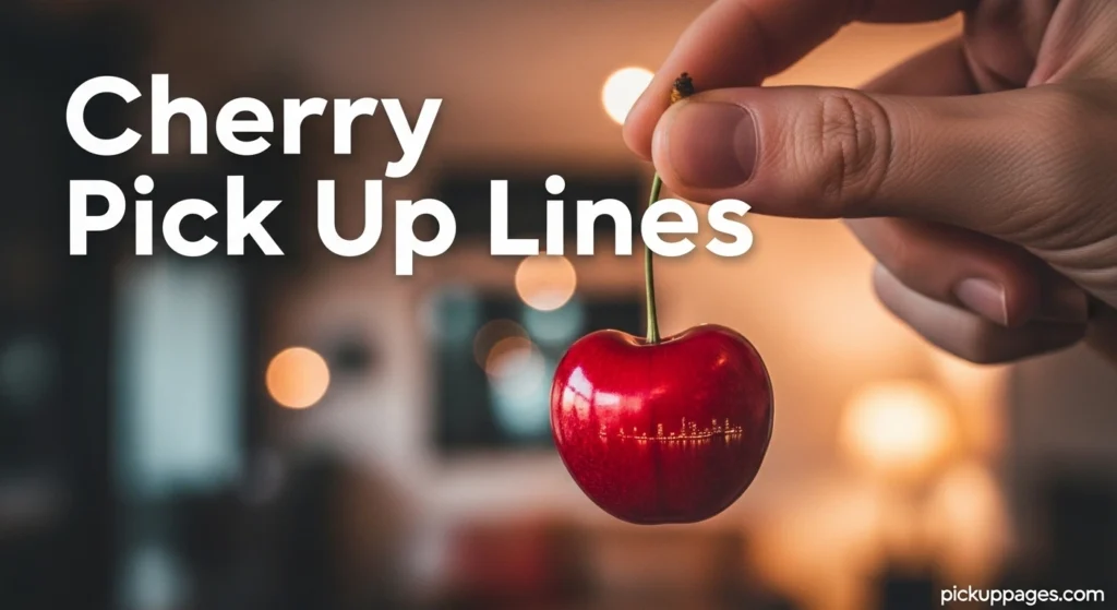 Cherry Pick Up Lines