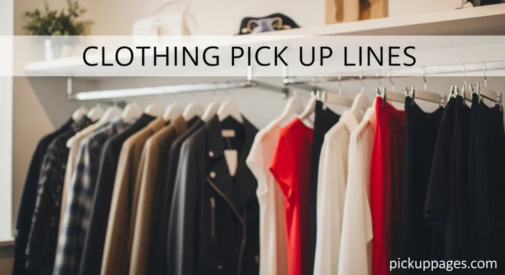 Clothing Pick Up Lines