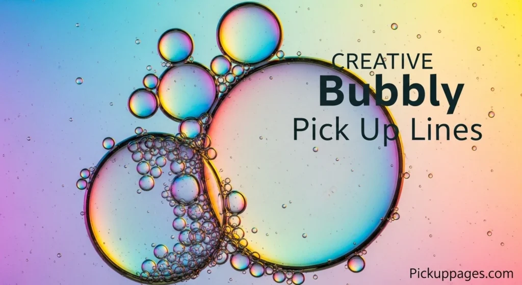 Creative Bubbly Pick Up Lines