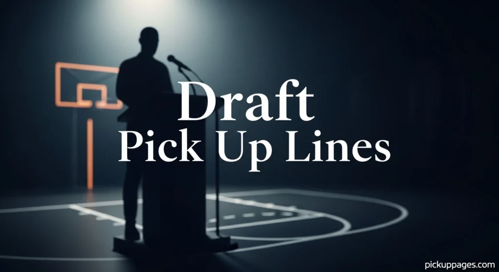 Draft Pick Up Lines