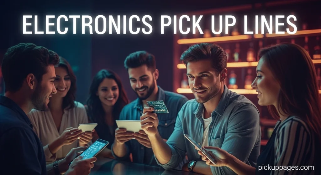 Electronics Pick Up Lines
