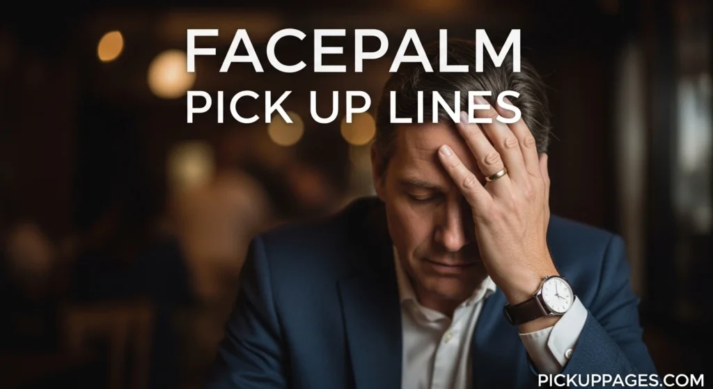 Facepalm Pick Up Lines