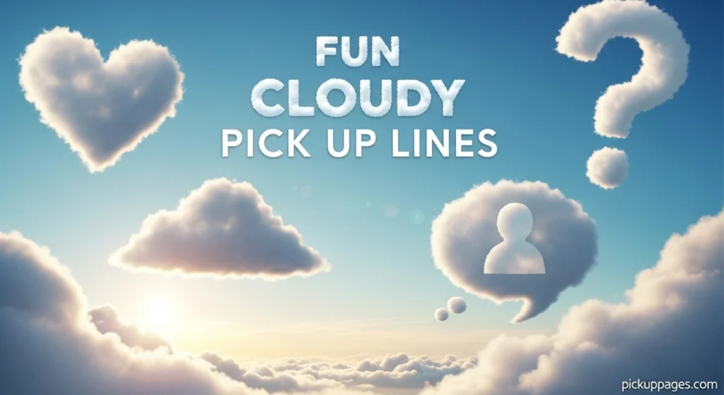 Fun Cloudy Pick Up Lines