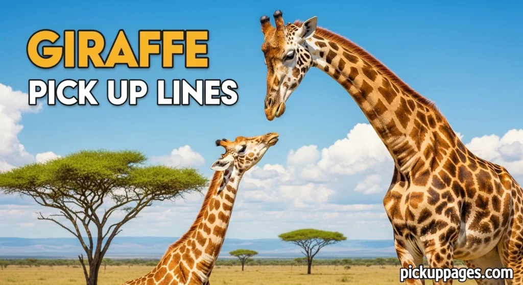 Giraffe Pick Up Lines