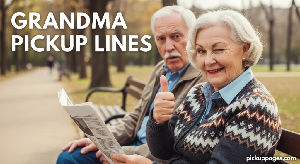 Grandma Pickup Lines