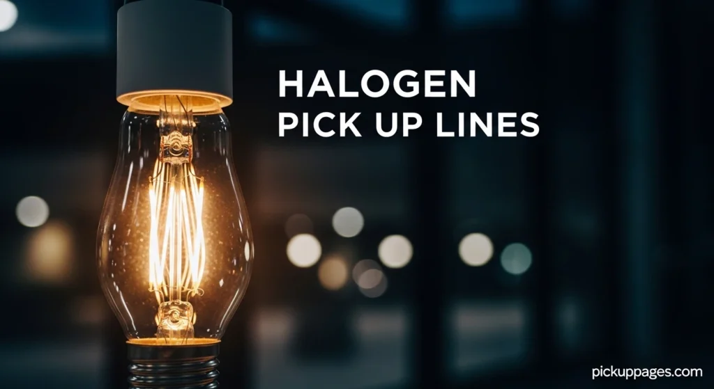 Halogen Pick Up Lines