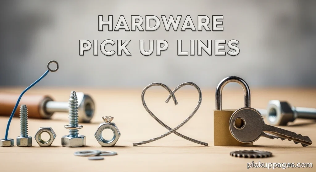 Hardware Pick Up Lines