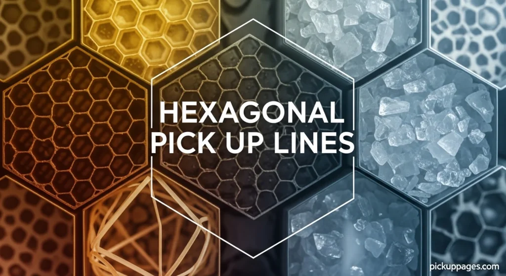 Hexagonal Pick Up Lines