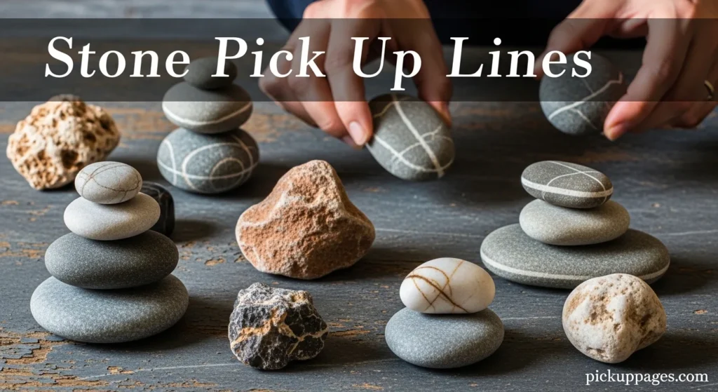Stone Pick Up Lines