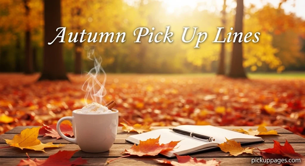 Autumn Pick Up Lines