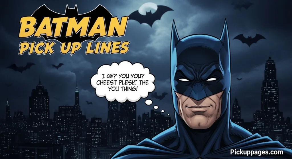 Batman Pick Up Lines