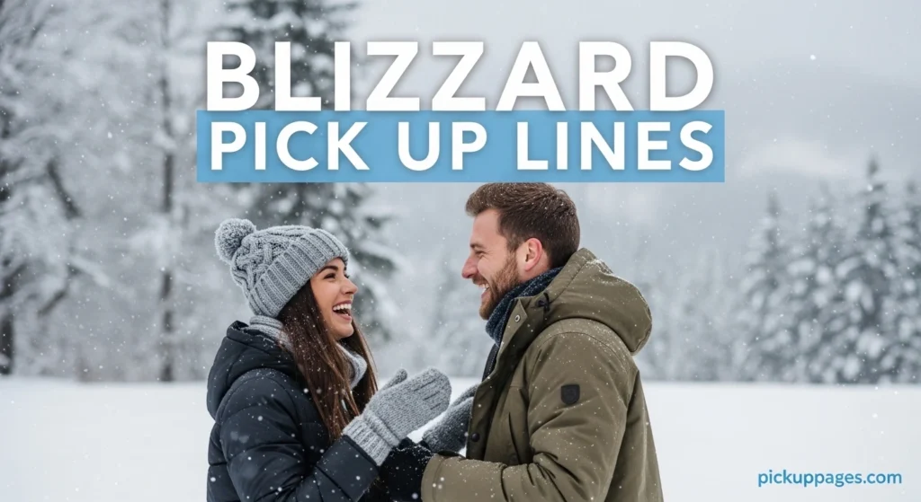 Blizzard Pick Up Lines