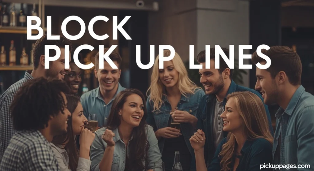 Block Pick Up Lines