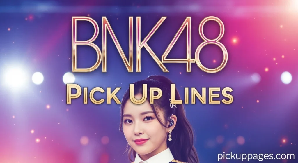 Bnk48 Pick Up Lines