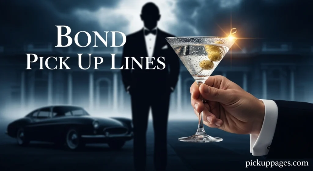 Bond Pick Up Lines