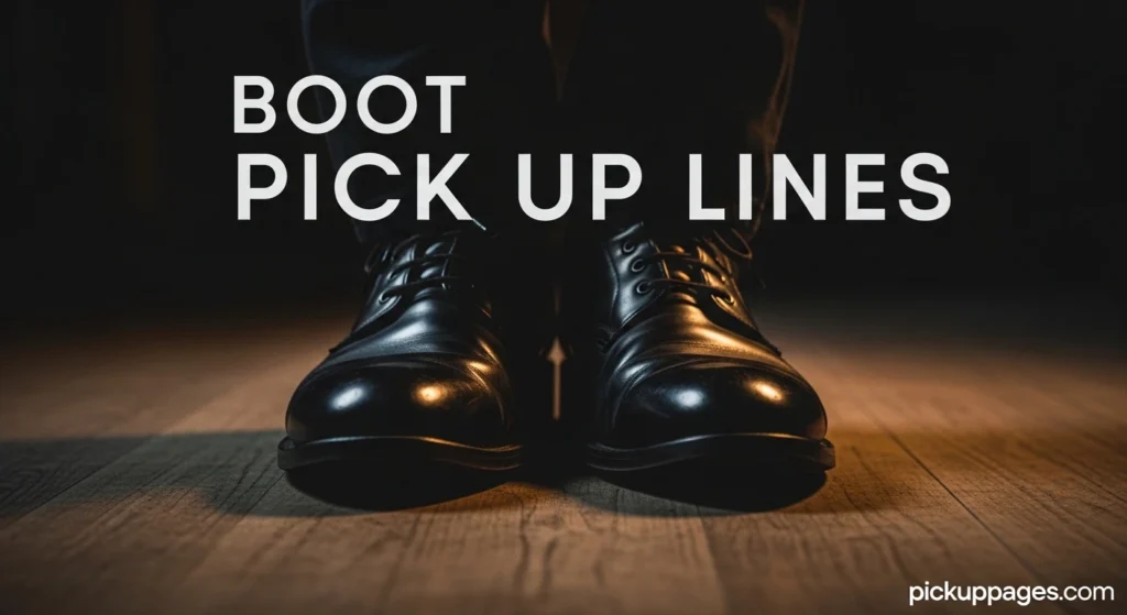Boot Pick Up Lines