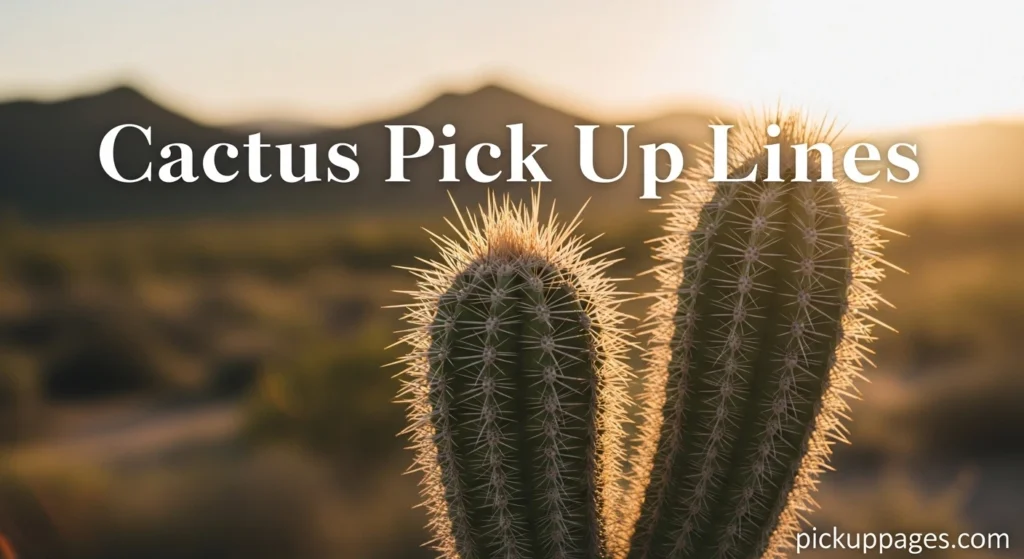Cactus Pick Up Lines