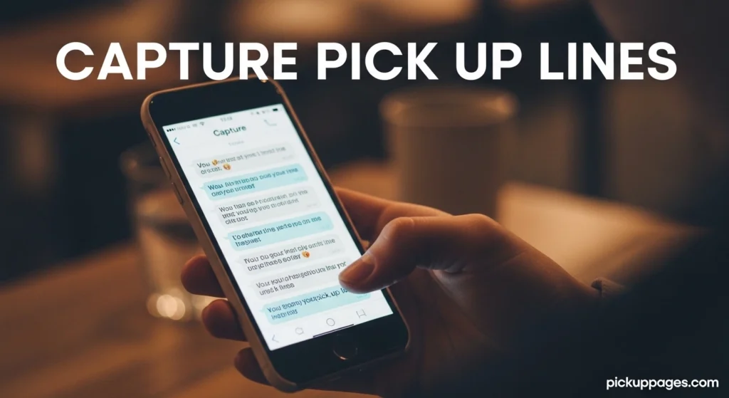 Capture Pick Up Lines