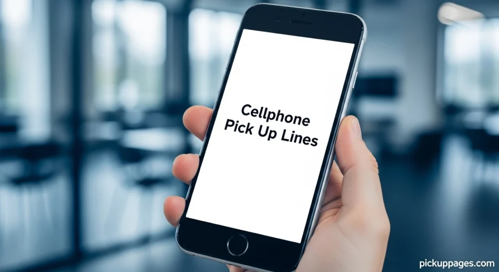 Cellphone Pick Up Lines