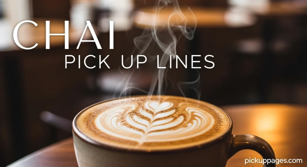 Chai Pick Up Lines