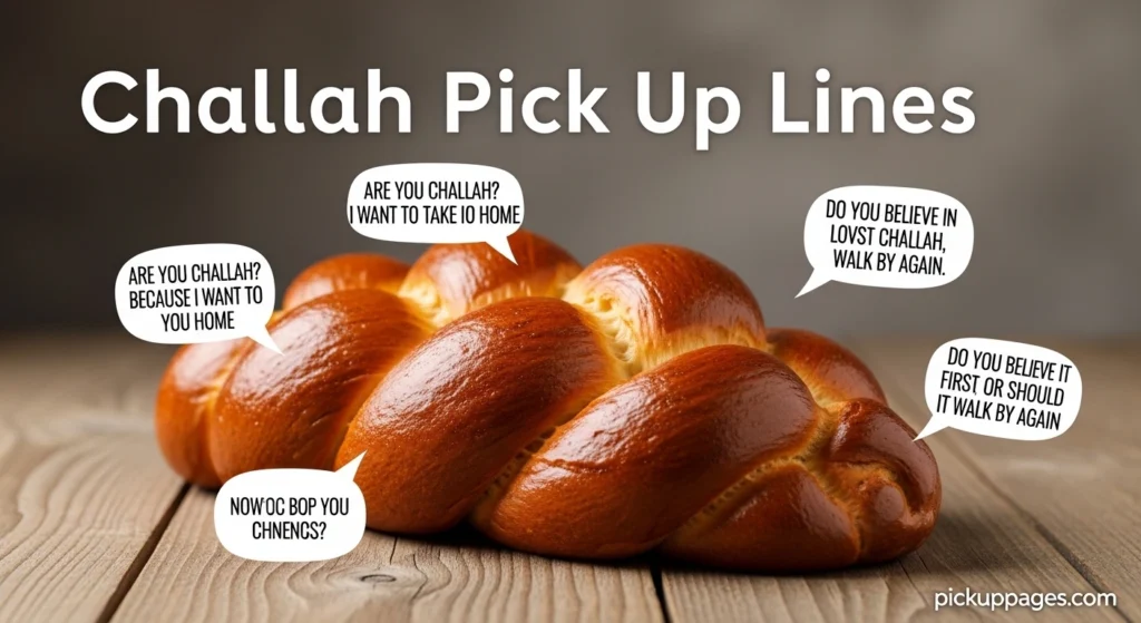 Challah Pick Up Lines