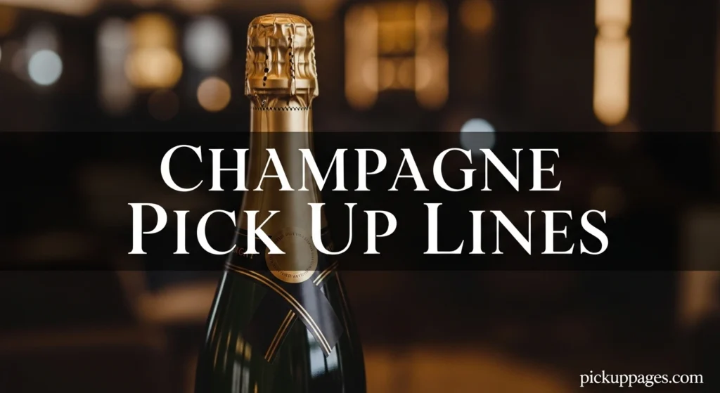 Champagne Pick Up Lines