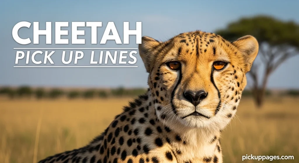 Cheetah Pick Up Lines