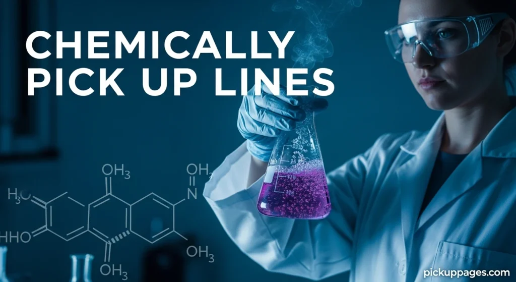 Chemically Pick Up Lines